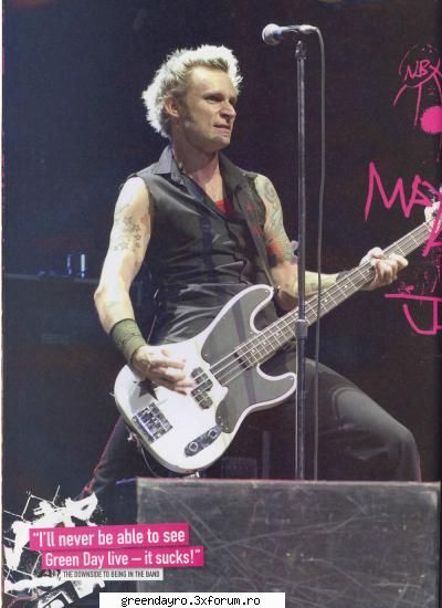 Mike Dirnt! - aici chiar e dragalash - Poze Green Day
